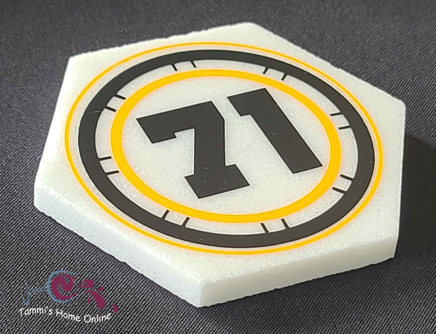 Boston Bruins #71 - Taylor Hall - Marble Coaster