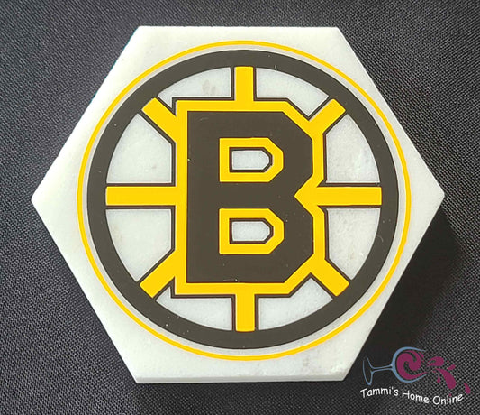 Boston Bruins Hockey Team - Marble Coaster