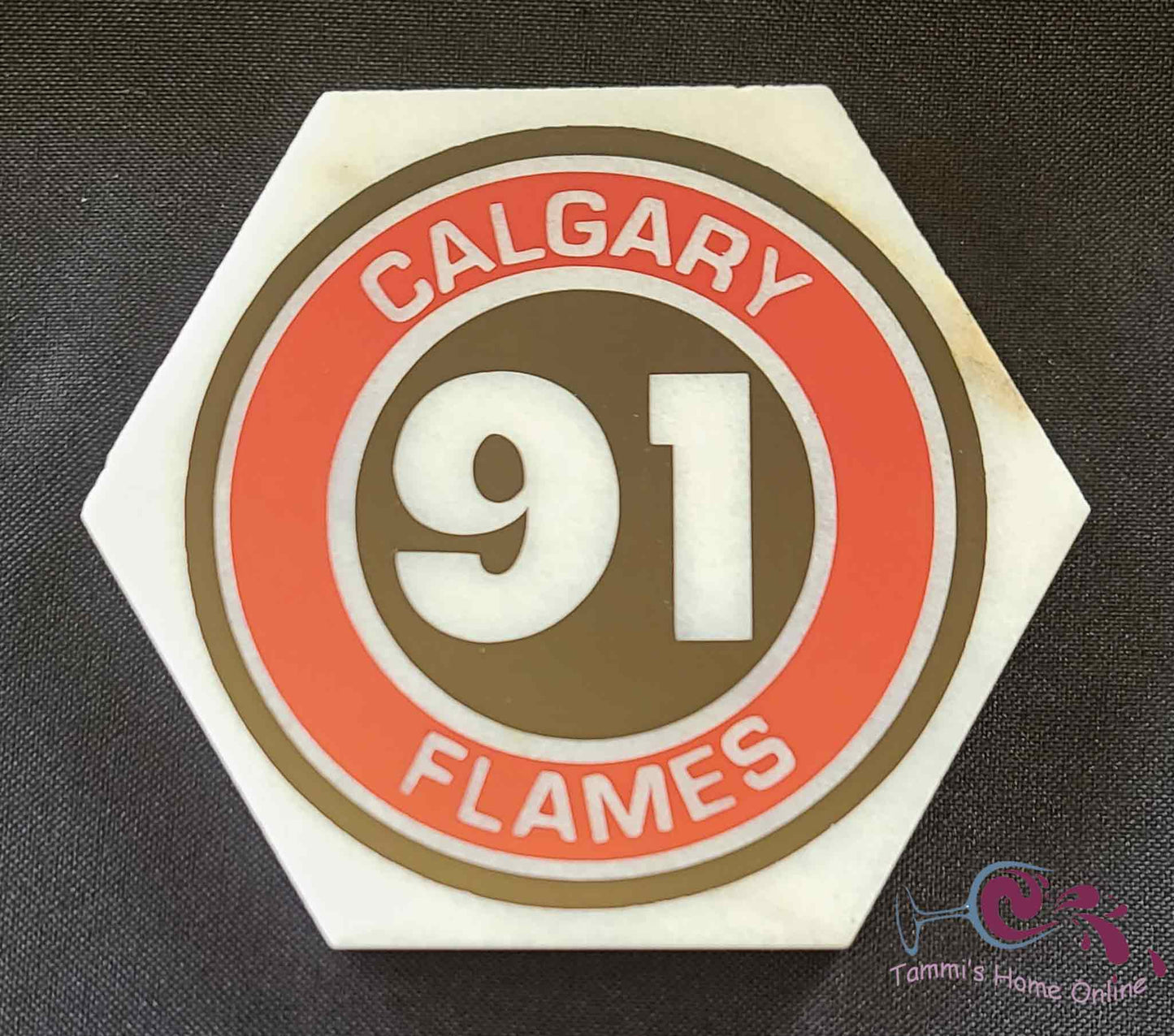 Calgary Flames #91- Nazem Kadri - Marble Coaster
