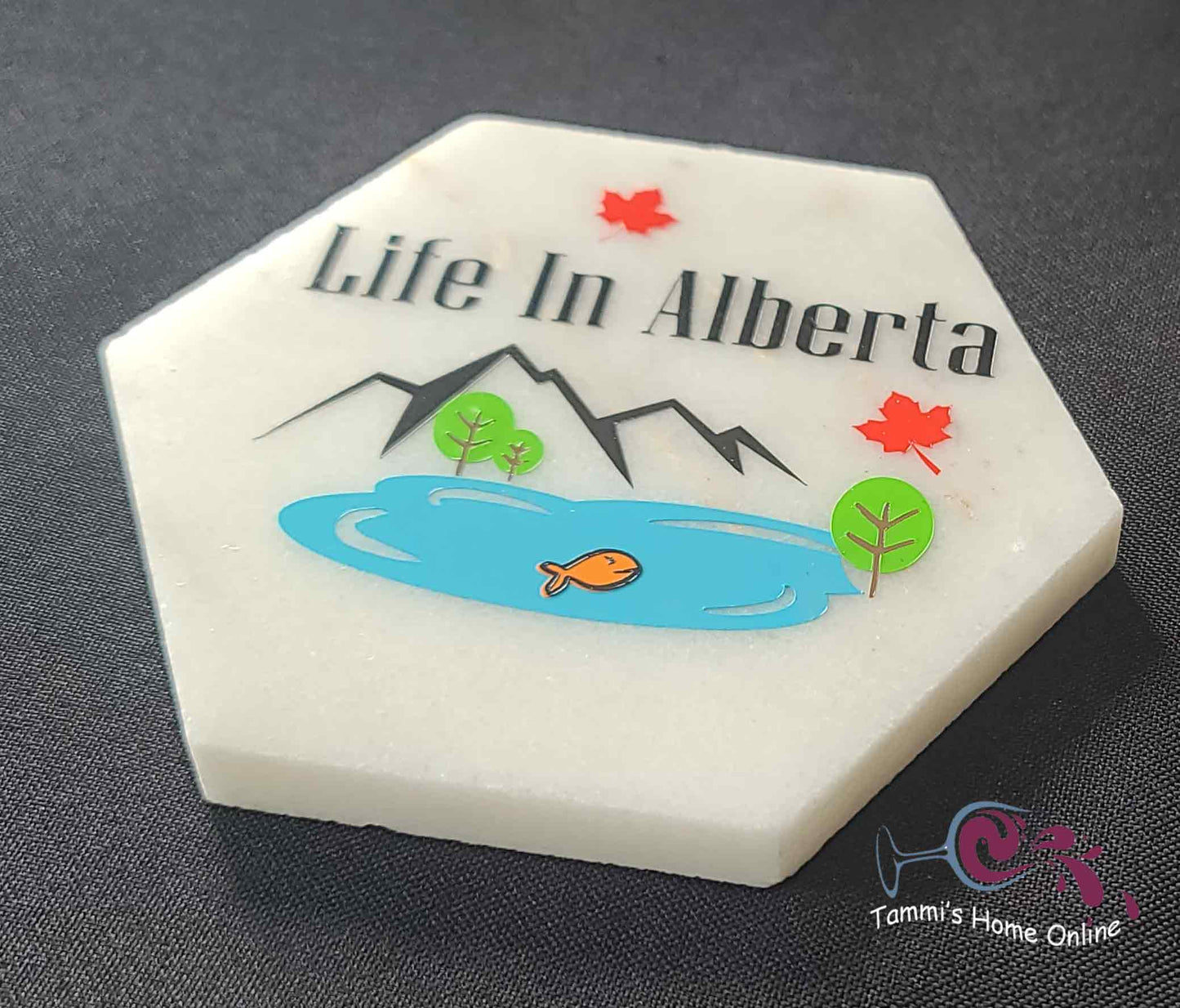 Life In Alberta - Alberta Scenery - Marble Coaster