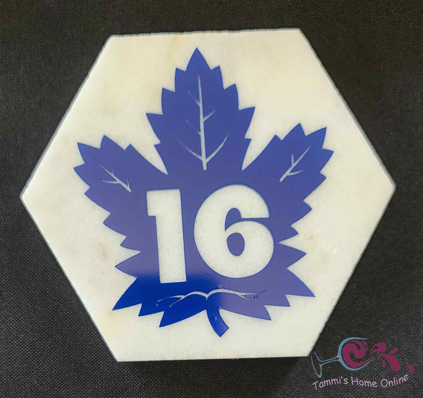 Toronto Maple Leafs #16 - Mitchell Marner - Marble Coaster