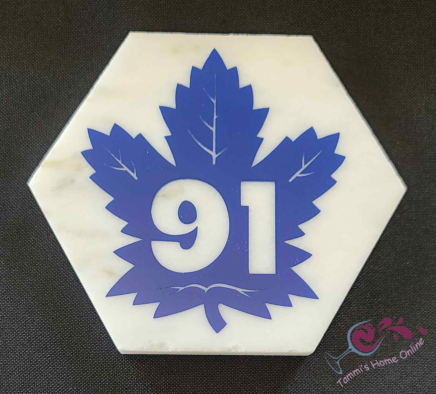 Toronto Maple Leafs #91 - John Tavares - Marble Coaster