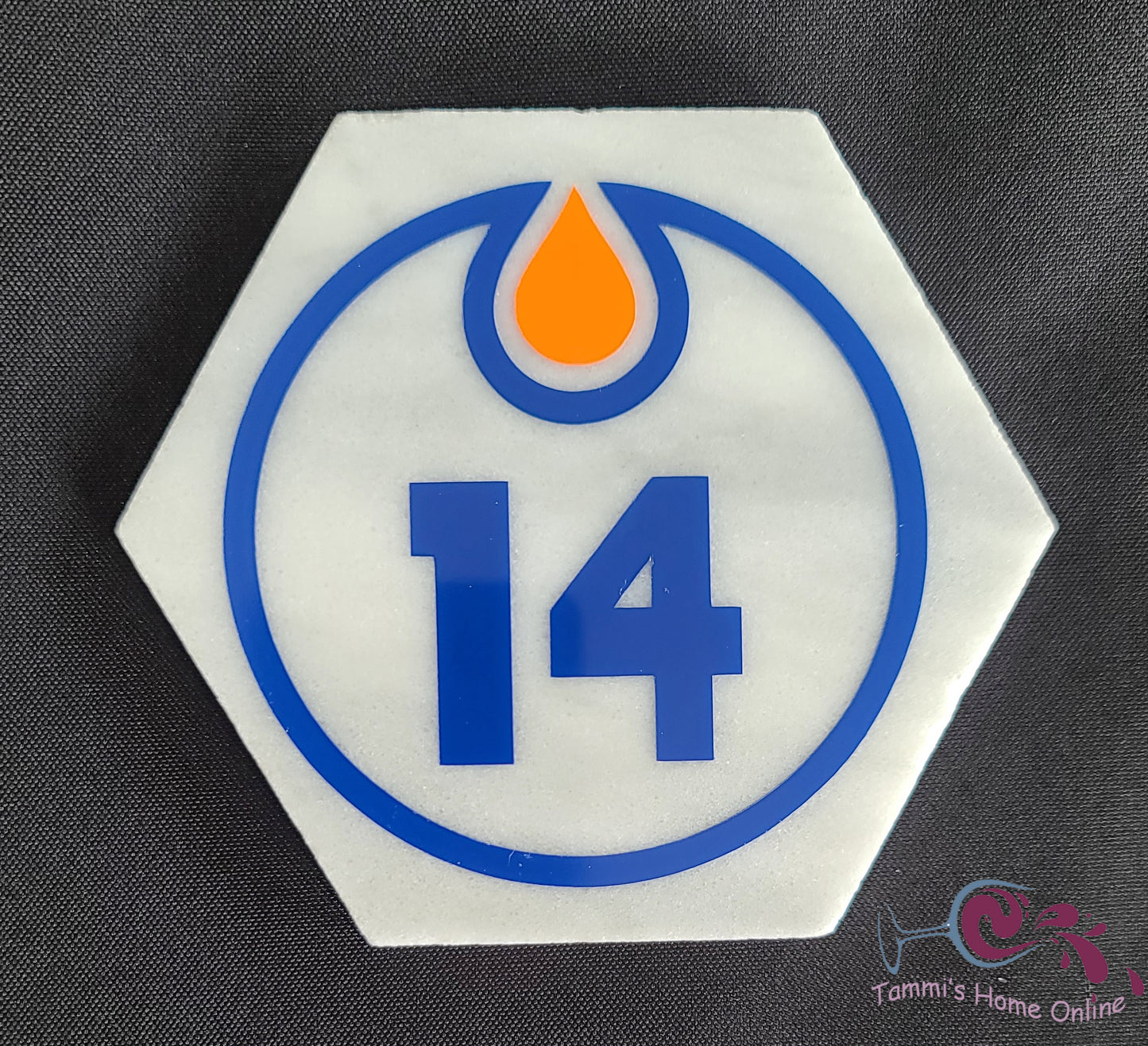 Edmonton Oilers Hockey #14 - Jordan Eberle or Matthias Ekholm - Marble Coaster