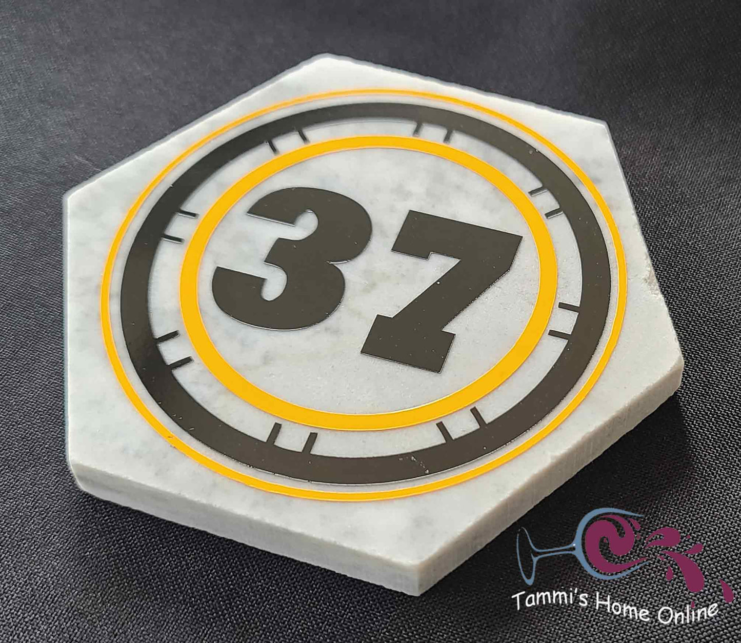 Boston Bruins #37 - Patrice Bergeron - Marble Coaster