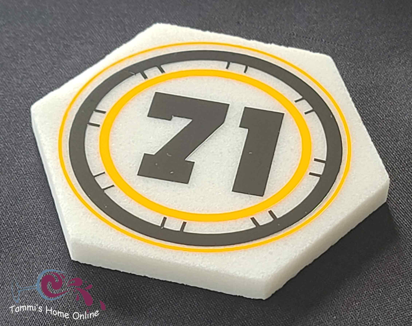 Boston Bruins #71 - Taylor Hall - Marble Coaster