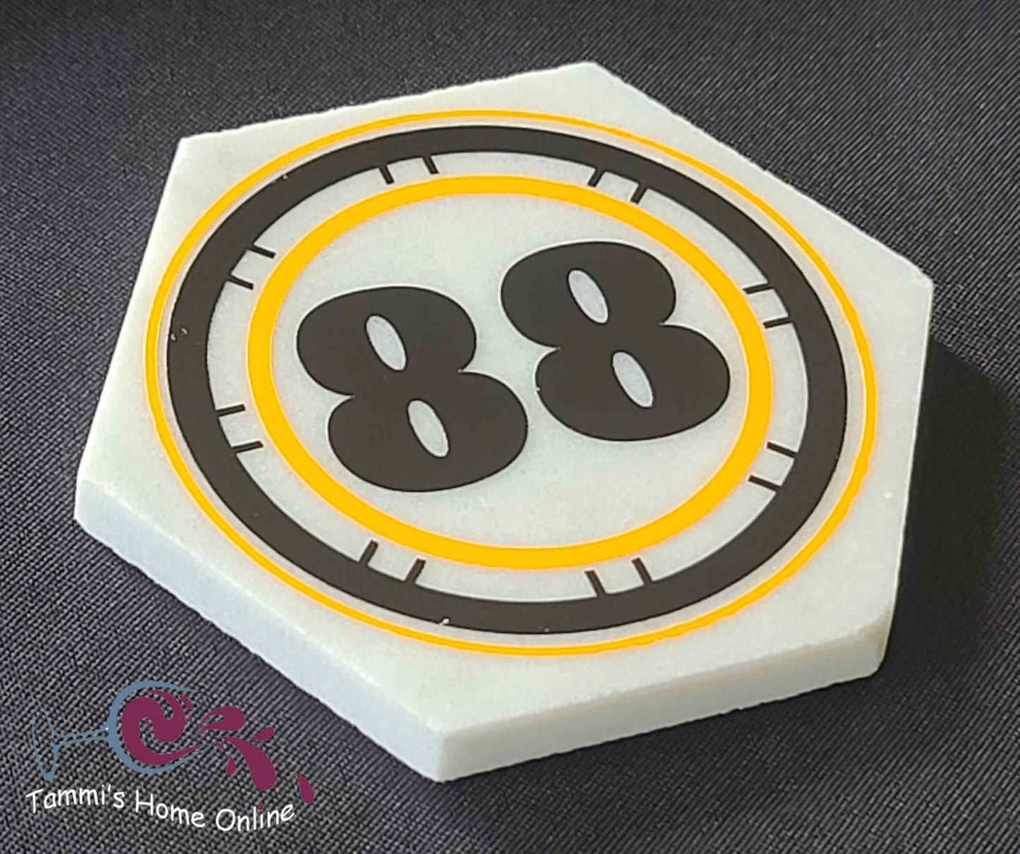 Boston Bruins #88 - David Pastrnak - Marble Coaster