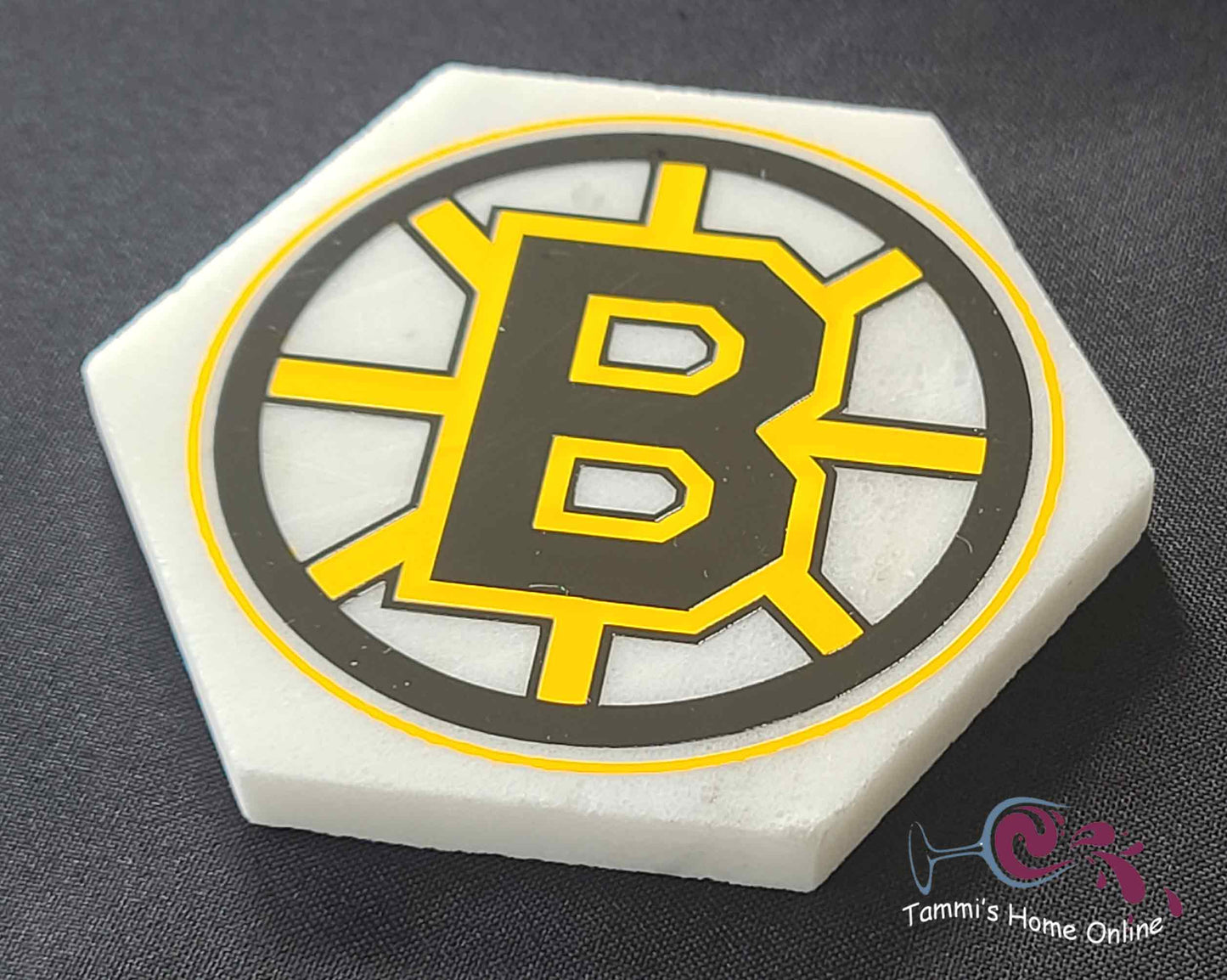 Boston Bruins Hockey Team - Marble Coaster