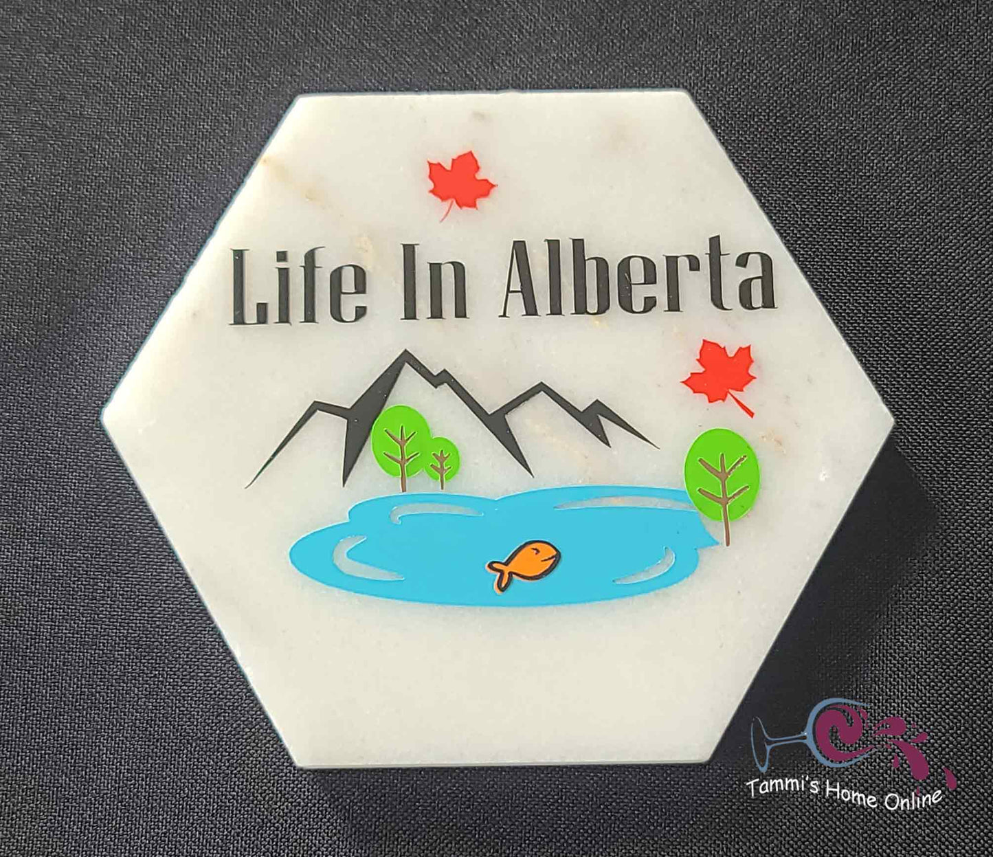 Life In Alberta - Alberta Scenery - Marble Coaster