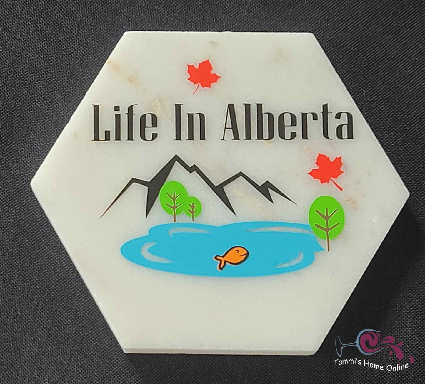 Life In Alberta - Alberta Scenery - Marble Coaster