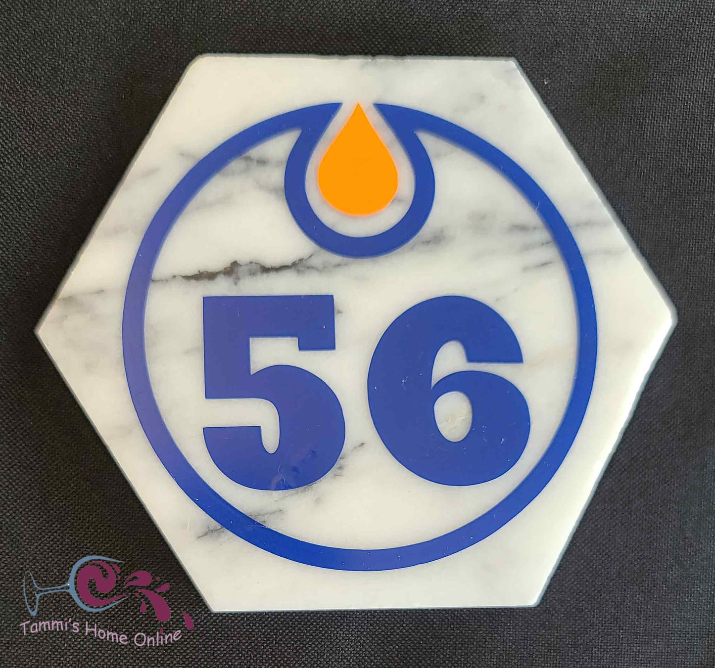 Edmonton Oilers Hockey #56 - Kailer Yamamoto - Marble Coaster