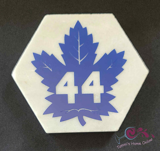 Toronto Maple Leafs #44 - Morgan Rielly - Marble Coaster