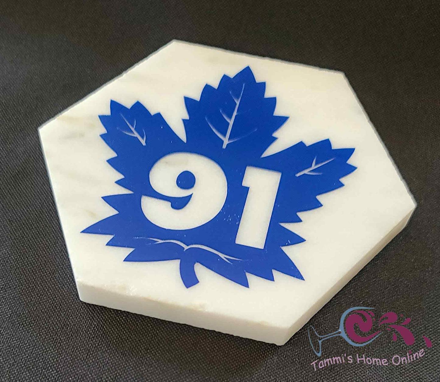 Toronto Maple Leafs #91 - John Tavares - Marble Coaster