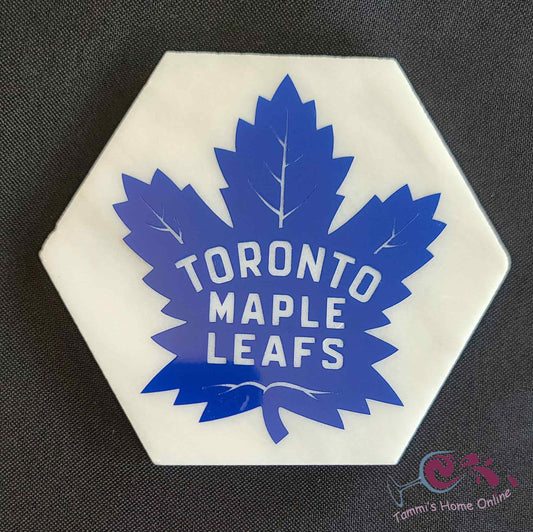 Toronto Maple Leafs Hockey Team - Marble Coaster