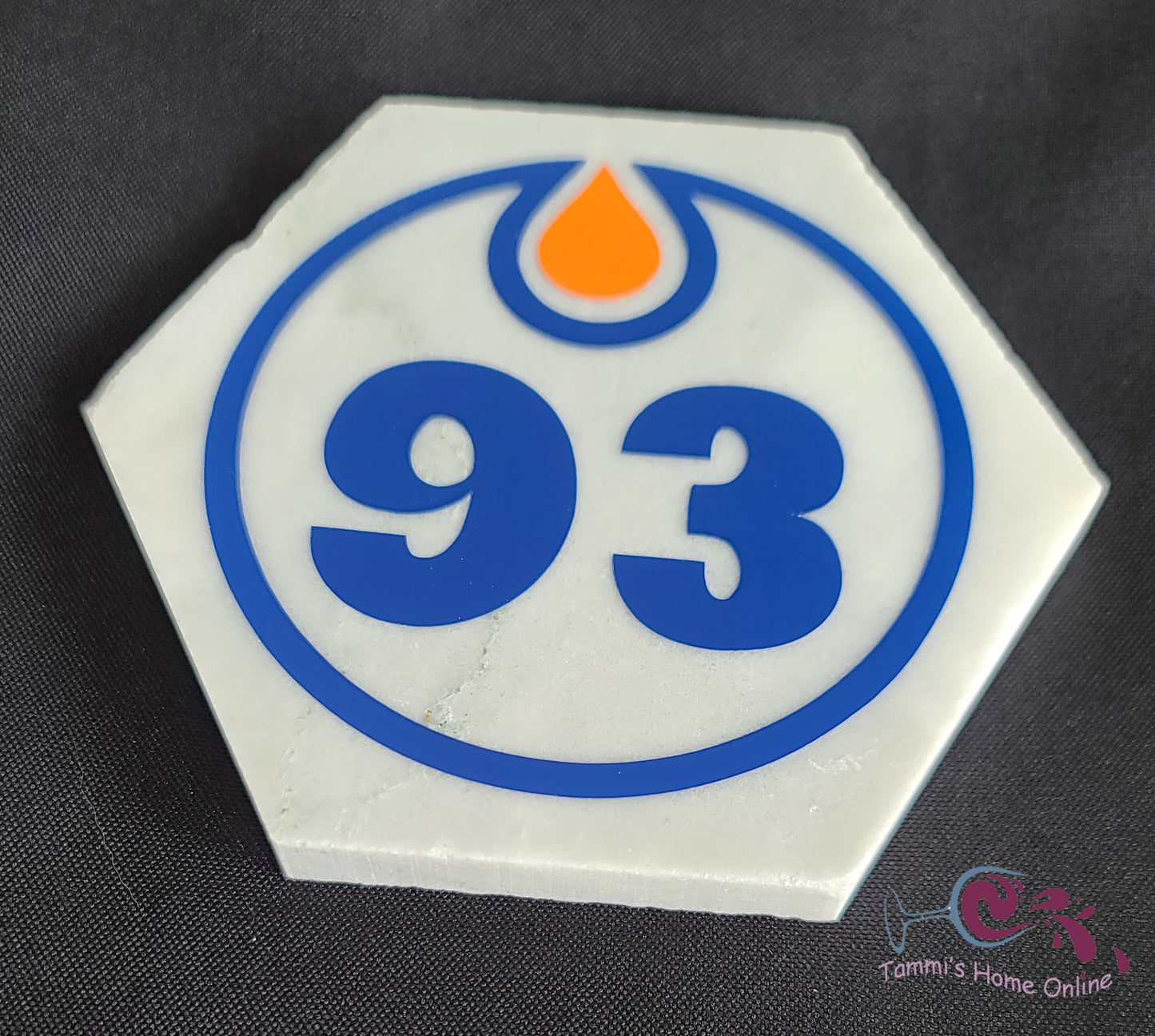 Edmonton Oilers Hockey #93 - Ryan Nugent-Hopkins - Marble Coaster