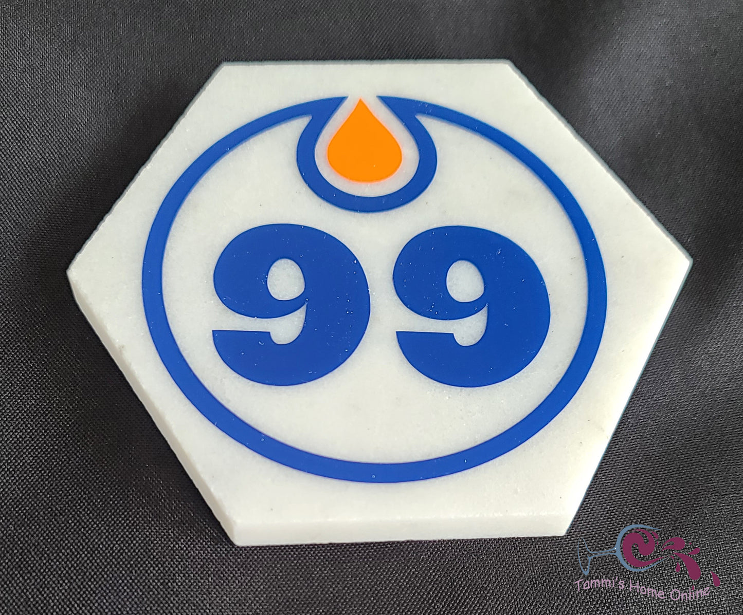 Edmonton Oilers Hockey #99 - Wayne Gretzky - Marble Coaster